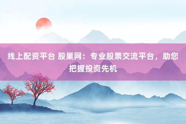 线上配资平台 股巢网：专业股票交流平台，助您把握投资先机