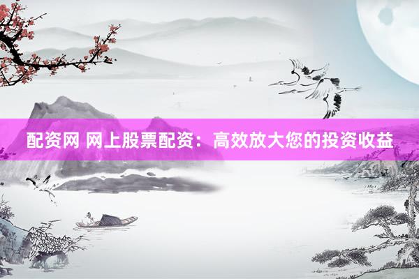 配资网 网上股票配资：高效放大您的投资收益